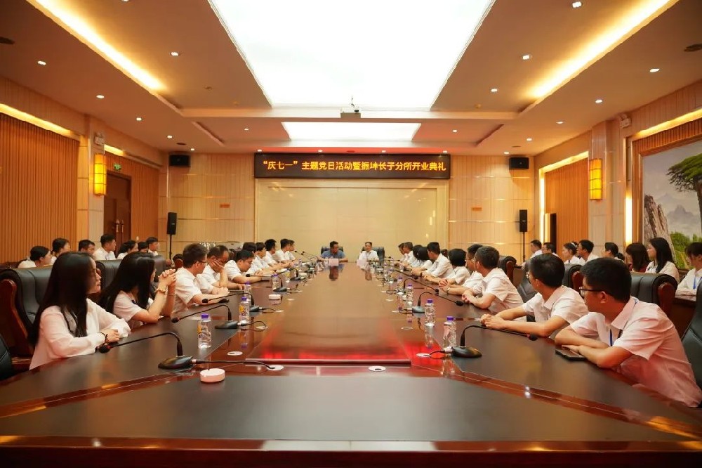 红色征程砺初心· 携手同行向未来——振坤律师以“庆七一”主题党日活动祝贺长子分所正式开业