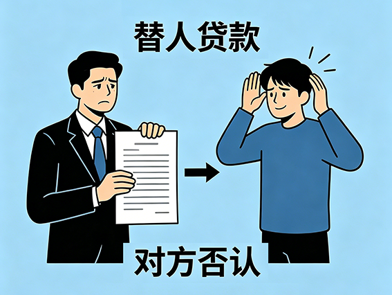 碍于情面替人贷款，20 万元险些打水漂！