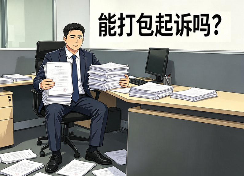 原告被告都相同，欠款能打包起诉吗？